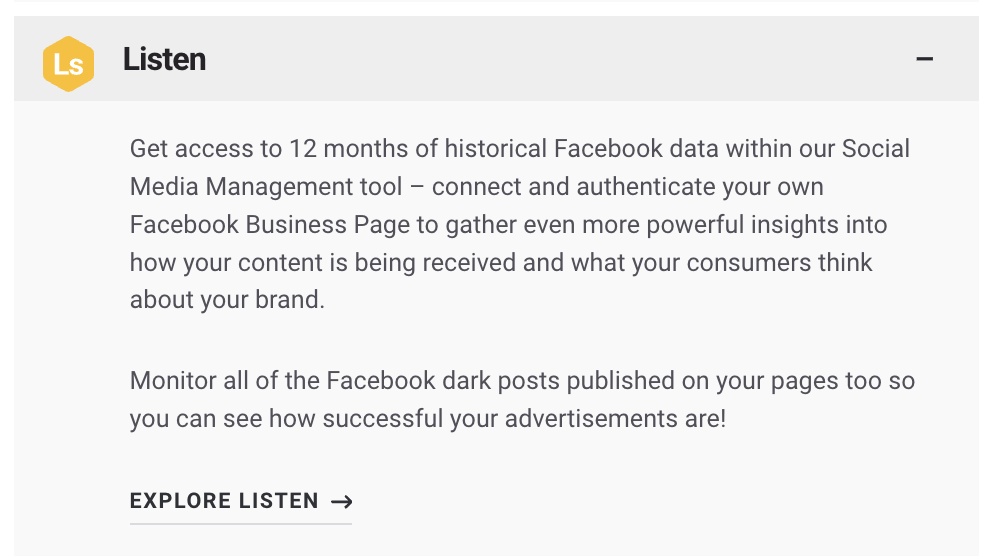 Brandwatch Monitoring Facebook Posts