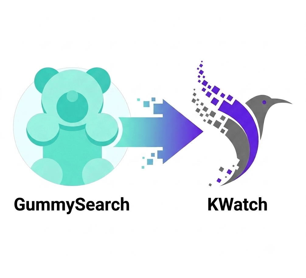 Nahrazení GummySearch nástrojem KWatch.io